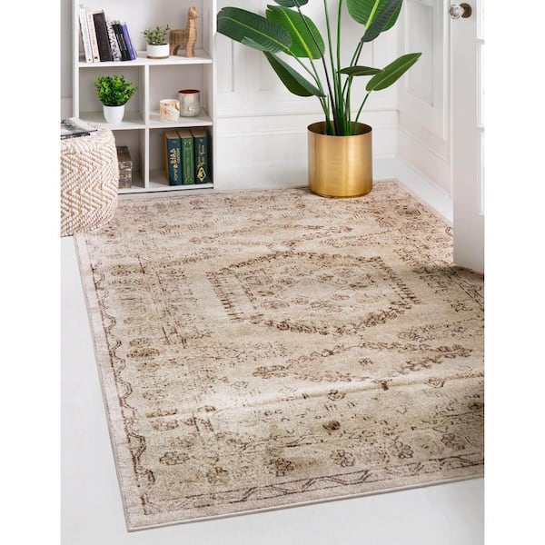 Utopia Larissa Beige 8' 0 x 10' 0 Area Rug