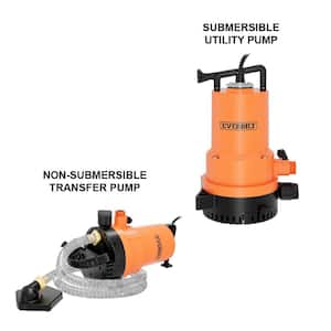 1/4 HP 2-in-1 Submersible Utility and Transfer Pump