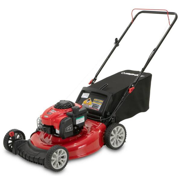 Reviews for Troy-Bilt 21 in. 140 cc Briggs and Stratton Gas Walk Behind  Push Mower with Rear Bag and Mulching Kit and Side Discharge Included | Pg  5 - The Home Depot