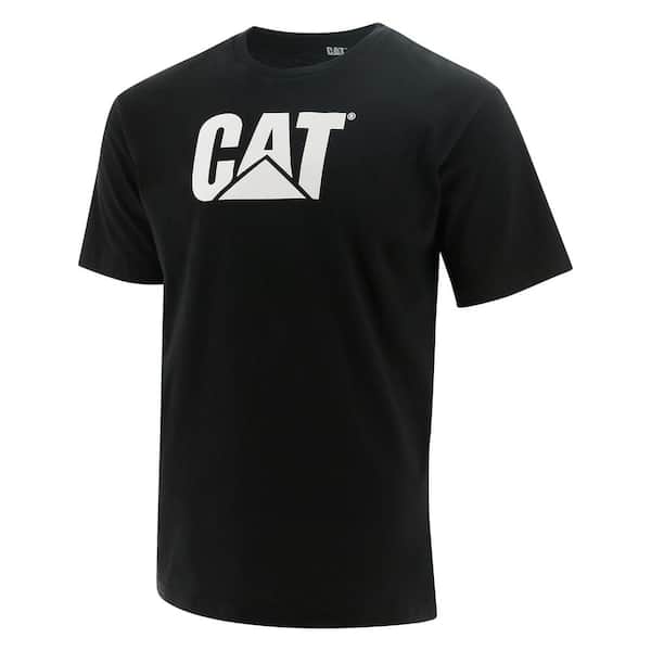 Logo Men's 2X-Large Black Cotton Short Sleeve T-Shirt