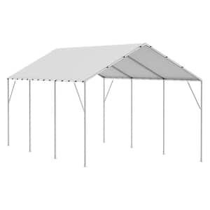 10 ft. x 20 ft. Carport Replacement Canopy Cover Garage Top Tent Shelter Tarp Heavy-Duty Waterproof