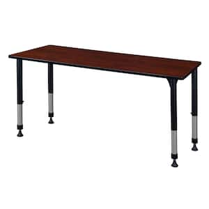 Rumel 72 in. x 30 in. H Cherry Adjustable Classroom Table