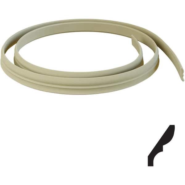 Ekena Millwork 9/16 in. x 144 in. x 2-3/4 in. Resin Crown Flexible Moulding