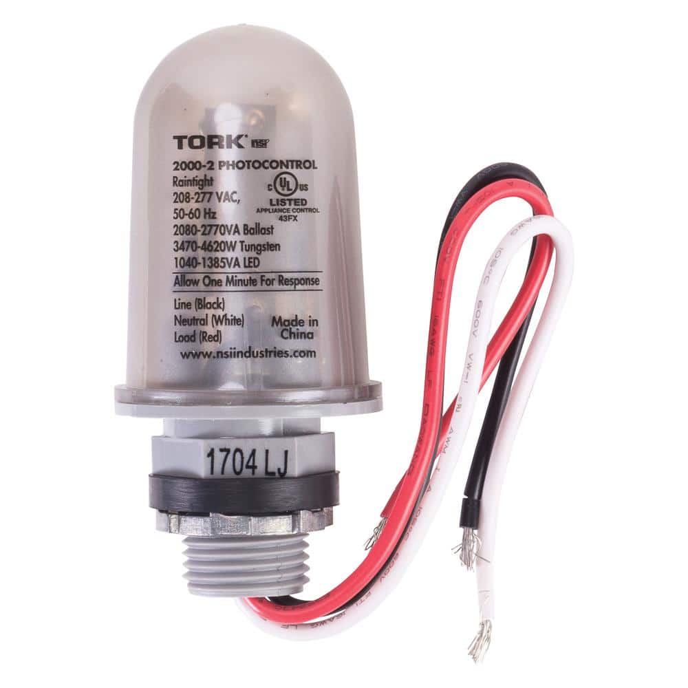 Clear Polycarbonate Dusk-to-Dawn Photocontrol for Outdoor Lighting