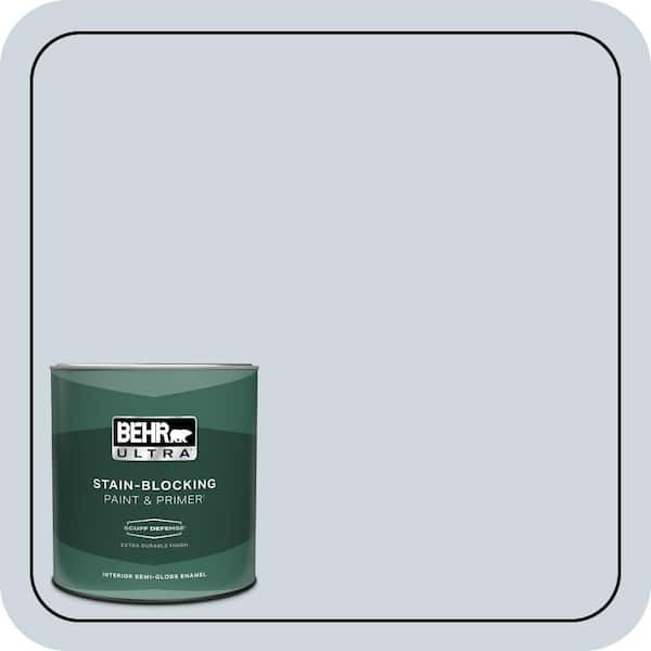 BEHR ULTRA 1 qt. #560E-2 Cumberland Fog Extra Durable Semi-Gloss Enamel Interior Paint & Primer