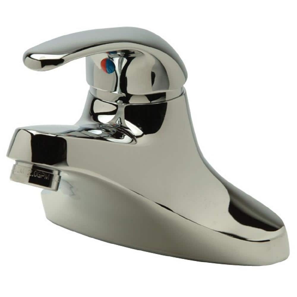 UPC 670240358720 product image for Single Hole Single-Handle Bathroom Faucet in Polished Chrome | upcitemdb.com