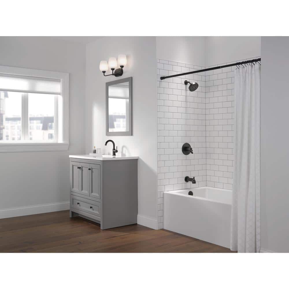 Elegant Modern Bronze Single Hole Bathroom Faucet with ADA Compliance