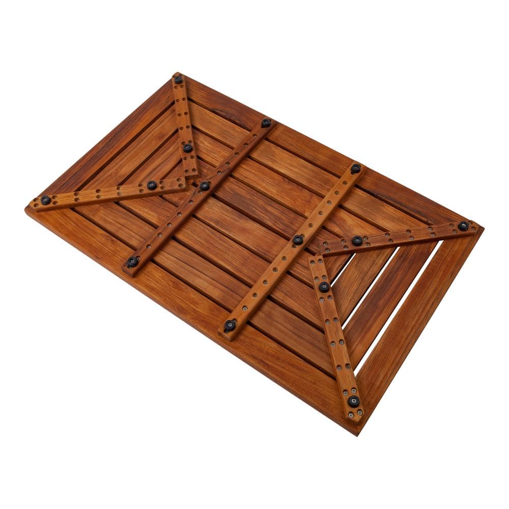 Nordic Teak Medium Wood Oiled Shower and Bath Mat