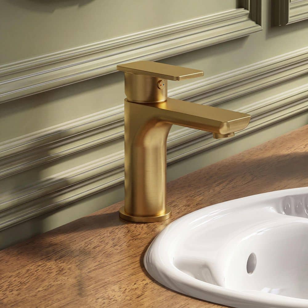 EVERSTEIN 6 in. H Sleek Single-Hole Single-Handle Bathroom Sink