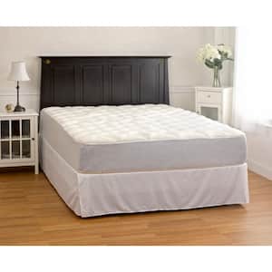 White King Plush Mattress Pad with Fitted Skirt