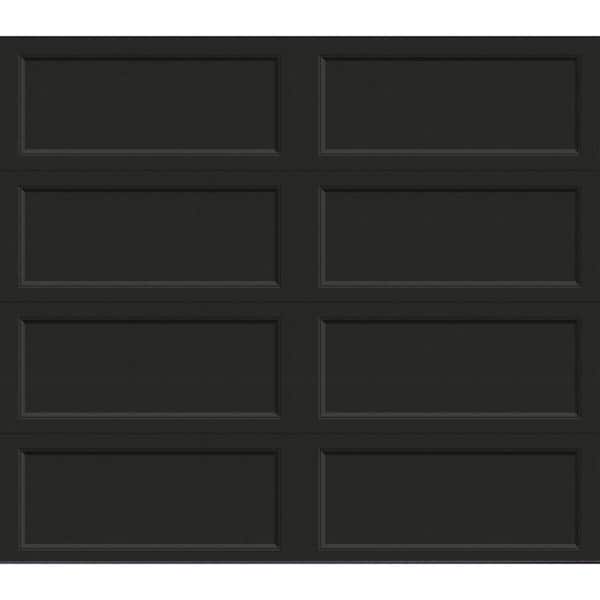 Garage07ブラック36ロングタイプ Clopay Bridgeport Steel Extended Panel 8ft x 7ft Insulated 18.4 R