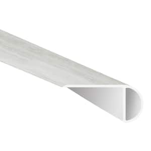 White Ocean 0.75 in. Thick x 2.33 in. Wide x 94 in. Length Luxury Vinyl Overlapping Stair Nose Molding
