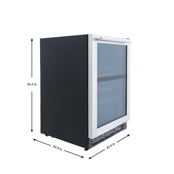 Magic Chef - 44 Bottle Dual Zone Wine Cooler in Stainless Steel