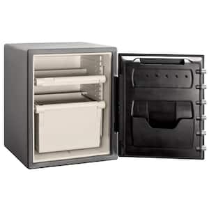 2.0 cu. ft. Fireproof & Waterproof Safe with Dial Combination Lock