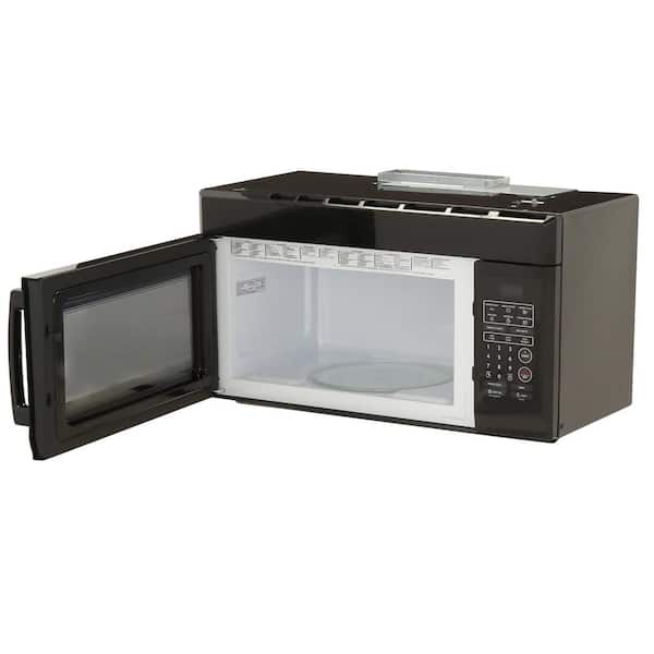 Magic Chef Microwave Oven 1.6 cu ft Over the Range Hood Light Ventilation Black