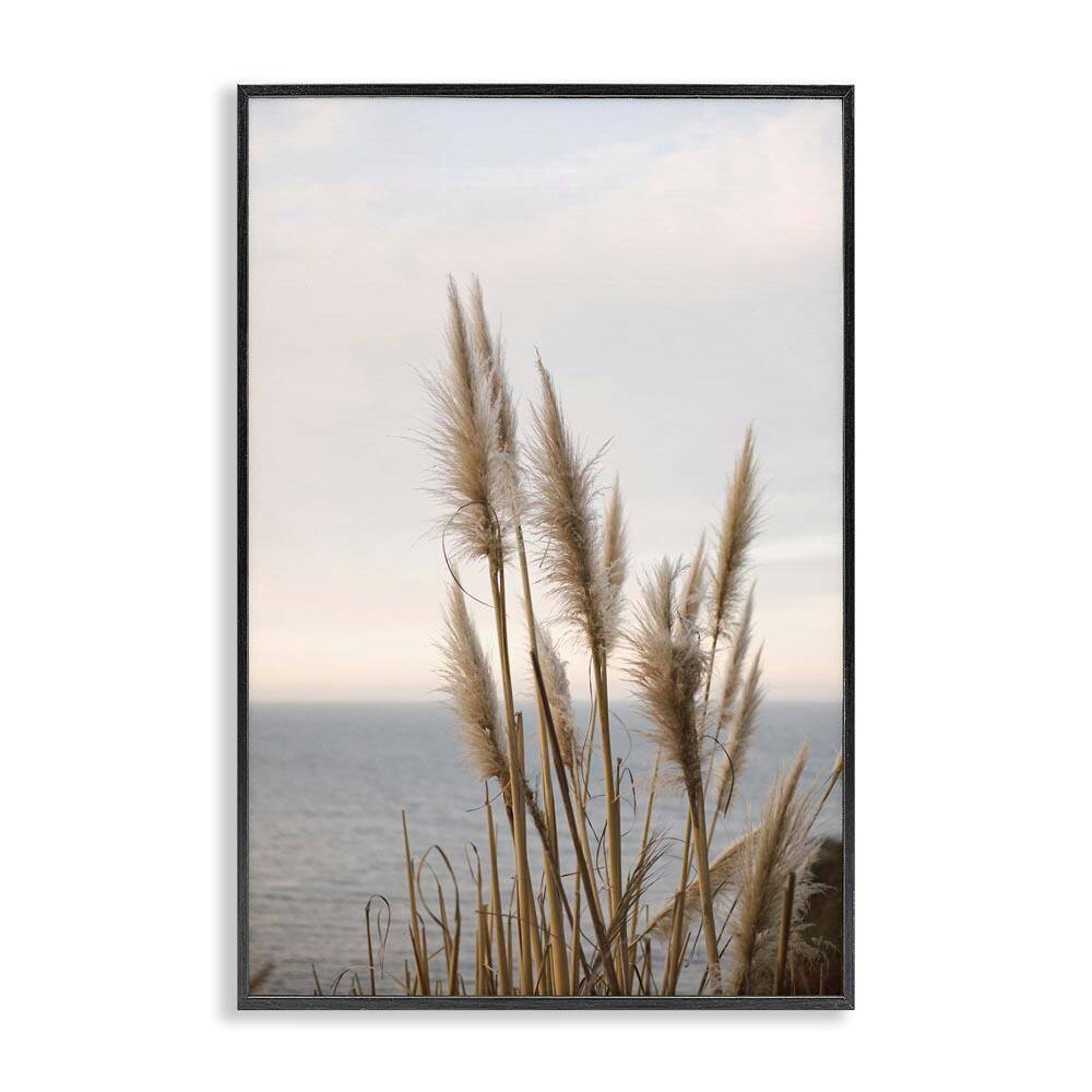 Nautical Cove Grasses by Crystal Lynn Collins Black Framed Coastal Giclee Art Print 18 in. x 12 in. price history on PriceWatchPro