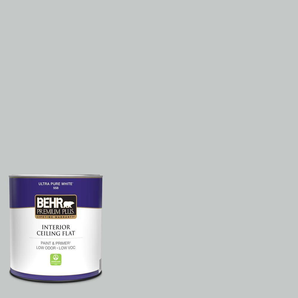 BEHR PREMIUM PLUS 1 qt. N4502 Zero Gravity Ceiling Flat Interior Paint 55804 The Home Depot