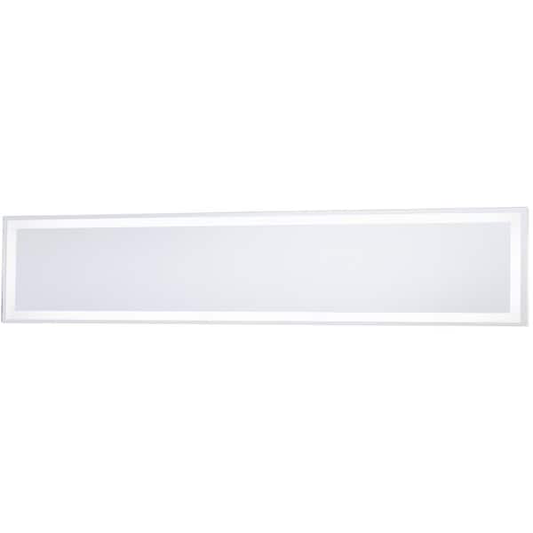 Minka Lavery Lavery 6.75 in. x 36 in. Rectangle Frameless LED Light Bathroom Vanity Mirror in White