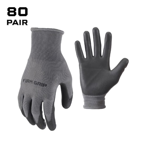 Large Polyurethane Grip General Purpose Gloves (80-Pack)