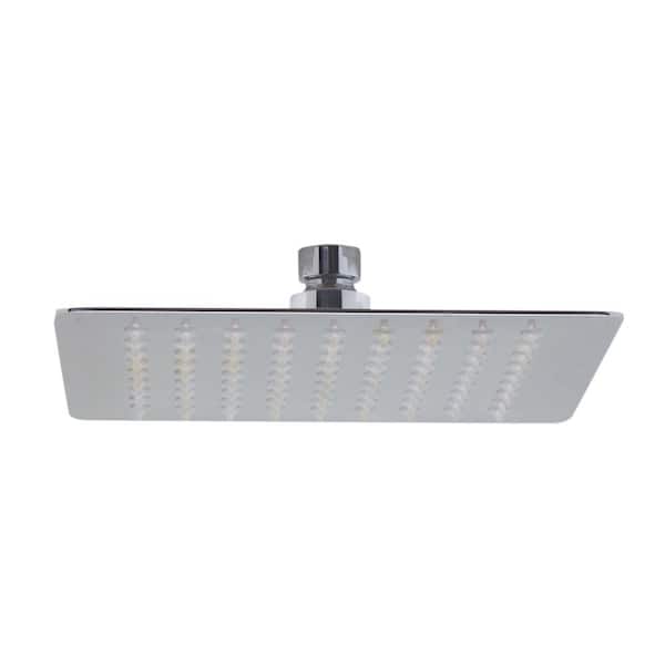 ALFI BRAND 1-Spray 8 in. Single Ceiling Mount Fixed Rain Shower Head in Polished Stainless Steel