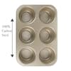 Down to Earth Muffin Pan, 6 Cup - Azure Standard