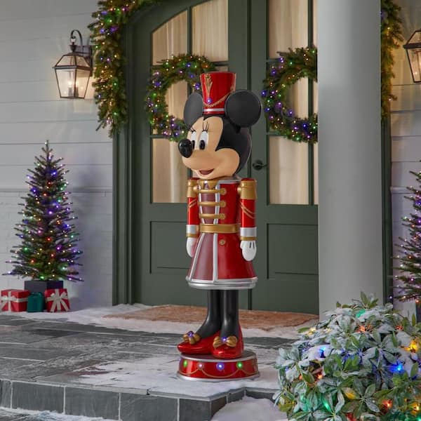 5 ft. LED Holiday Minnie Mouse Nutcracker Holiday Yard Decoration Y48