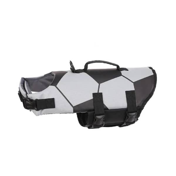 Unbranded Large 33-52lbs Football Shaped Dog Life Vest