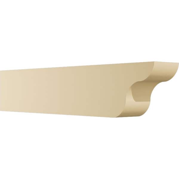 Ekena Millwork Standard Carmel 4 in. W x 6 in. H x 30 in. D Signature Urethane Rafter Tail Outlooker