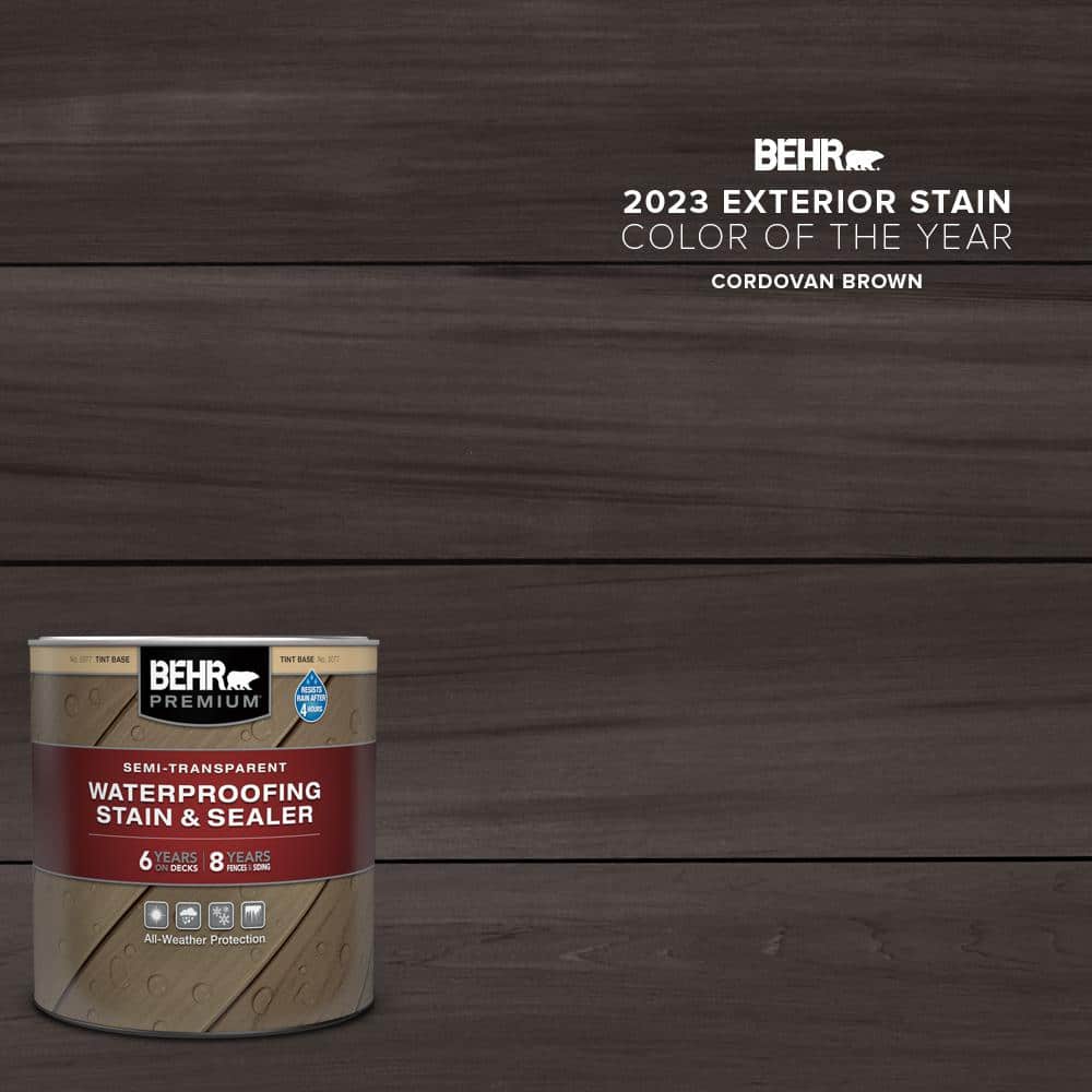 Behr Semi Transparent Stain Cordovan Brown