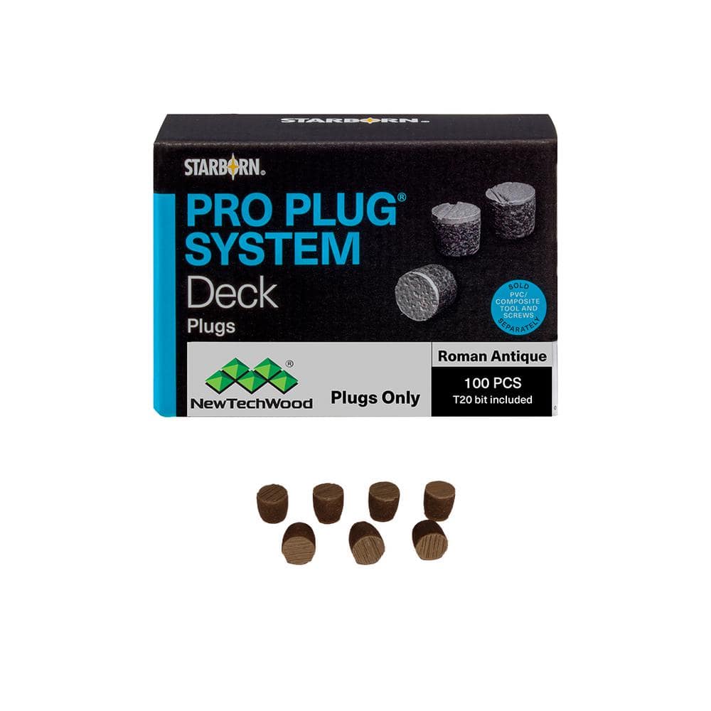 0.25 in. x 0.25 in. Composite Hole Plug Roman Antique (100-piece) price history on PriceWatchPro