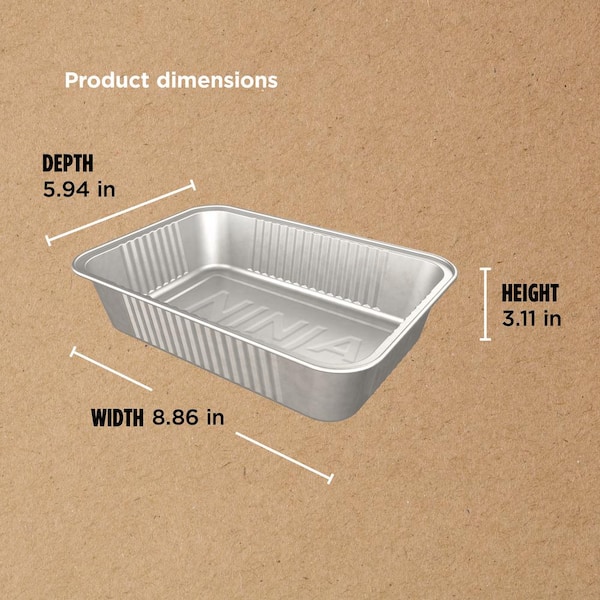 NINJA Woodfire Large Grease Tray Liners, Pack of 10 Disposable