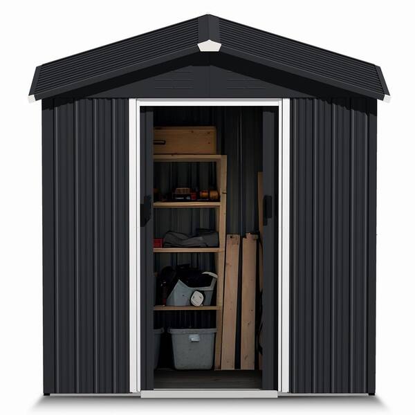 Nuu Garden 6 ft. x 4 ft. Metal Outdoor Backyard Garden Storage