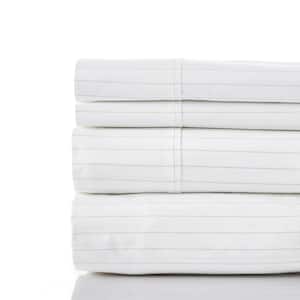T200 100% Organic Cotton 4-Piece Sheet Set Osea Stripe Full