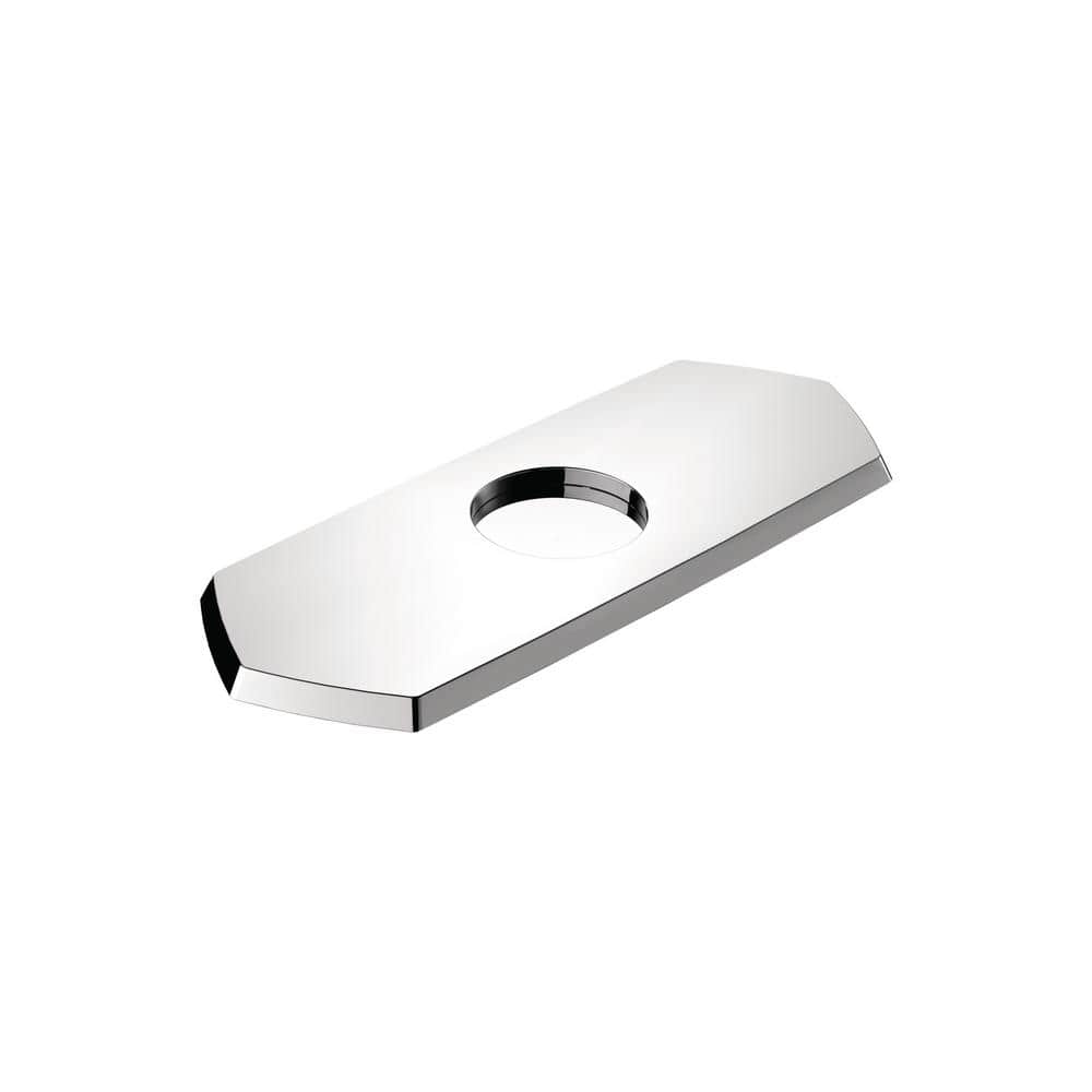 Locarno Brushed Gold Optic Base Plate for Single-Hole Faucets, 7-Inch