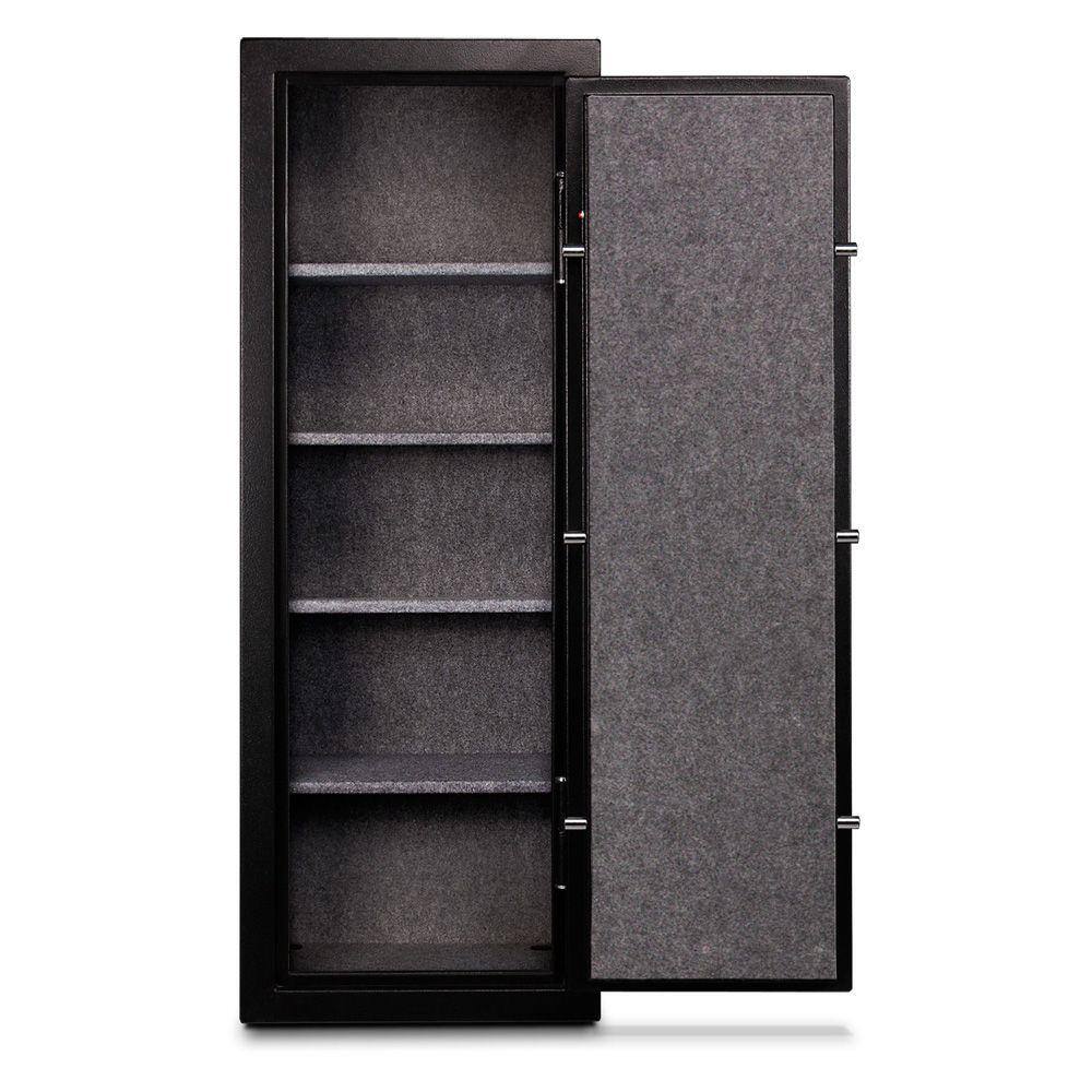 Mesa 6.6 cu ft Black Steel Fireproof and Waterproof Safe
