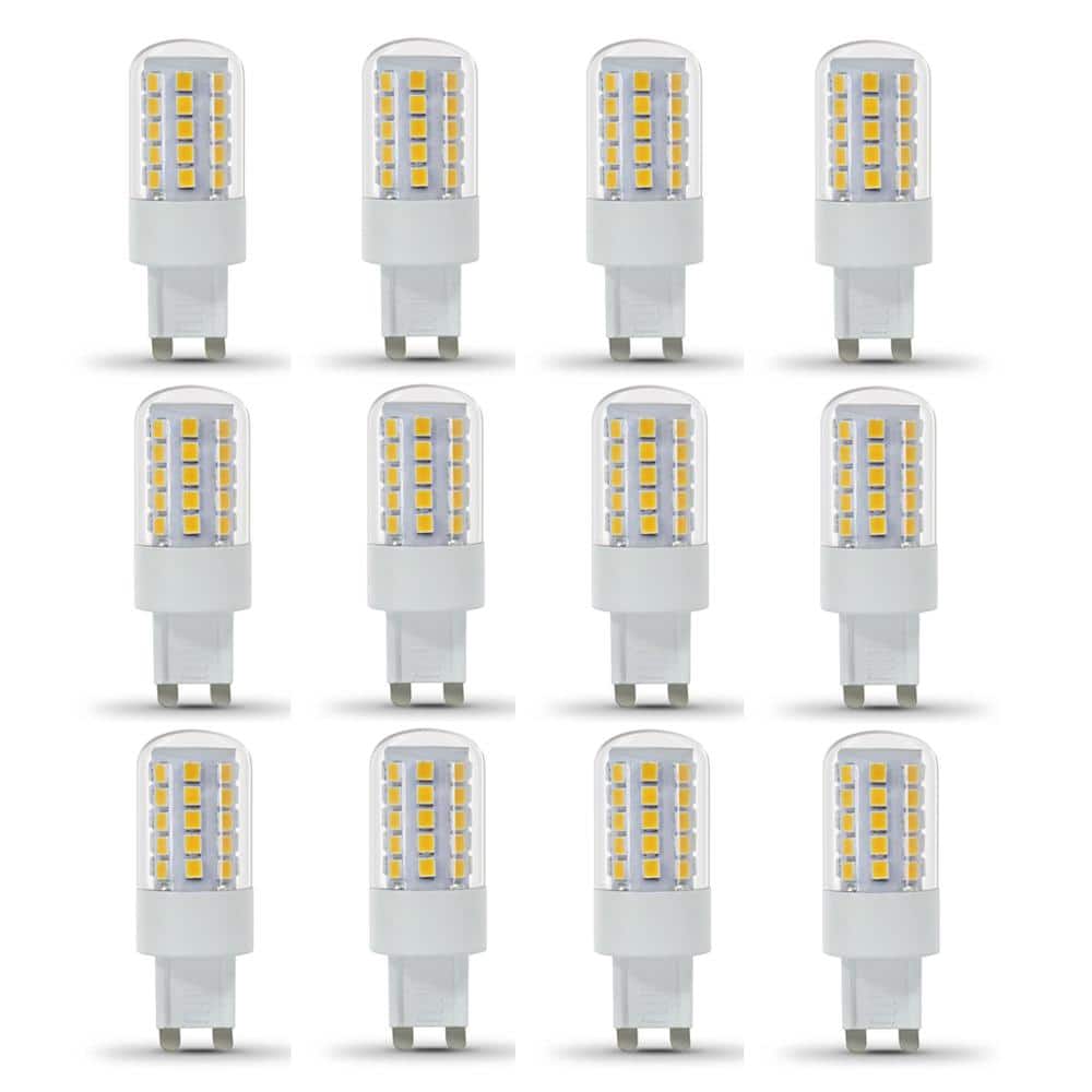 40-Watt Equivalent T4 Dimmable G9 Bi-Pin LED Light Bulb, Warm White 3000K (12-Pack) price history on PriceWatchPro