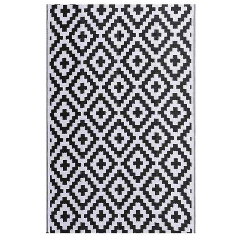 5x8 ft Waterproof Outdoor Rug, Reversible Plastic Straw Rug for Camping, RV