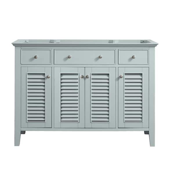 Fallworth 48 in. W x 21-1/2 in. D Bathroom Vanity Cabinet Only in Light Green Fallworth 48 in. W x 21-1/2 in. D Bathroom Vanity Cabinet Only in Light Green