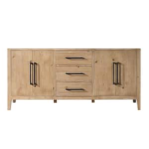 Laurel 71.2 in. W x 21.6 in. D x 33.1 in. H Bath Vanity Cabinet without Top in in Weathered Fir