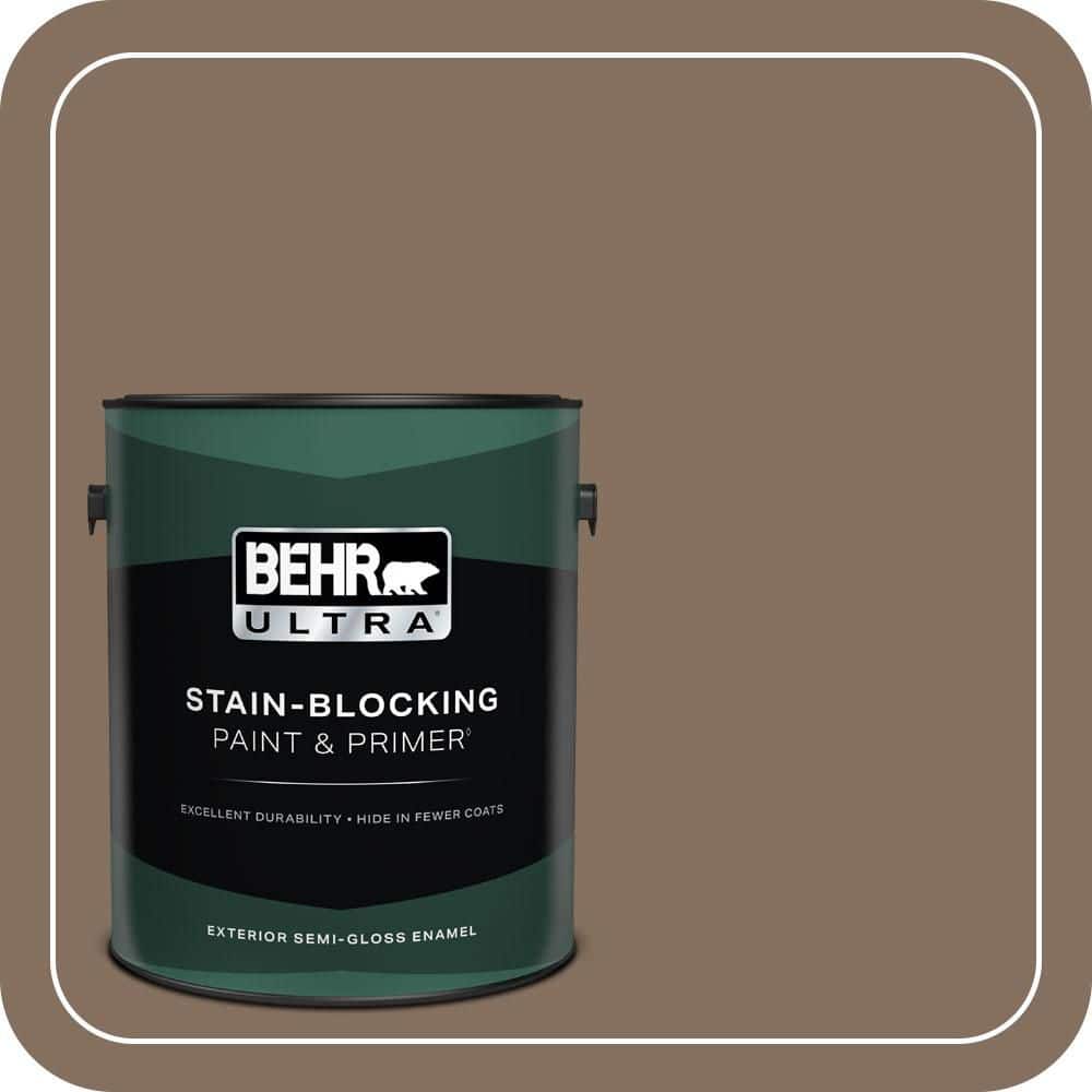 1 gal. #N230-6 Whiskey Barrel Semi-Gloss Enamel Exterior Paint & Primer price history on PriceWatchPro