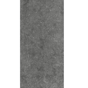 Albany Slate Gray Matte 12 in. x 24 in. Color Body Porcelain Floor and Wall Tile (9.7 sq. ft. / case)