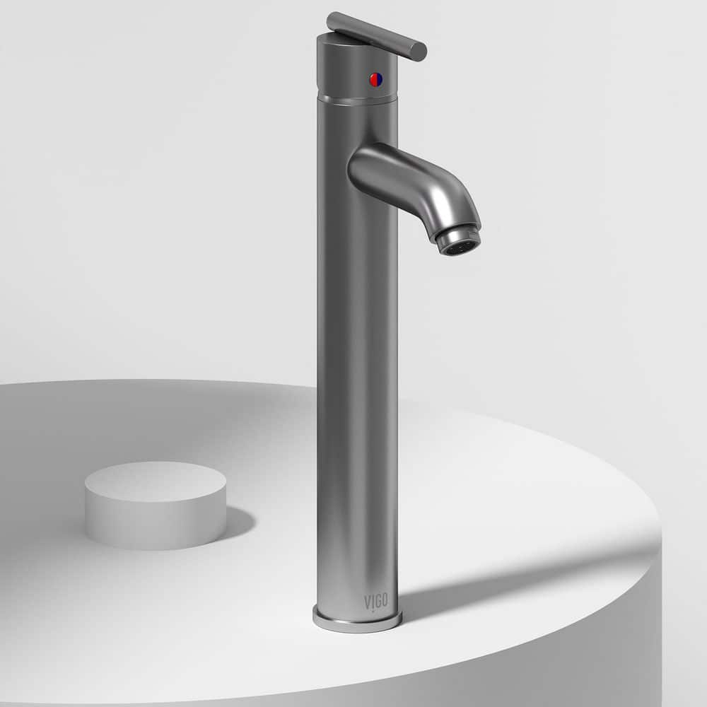 VIGO Seville Single Handle Single-Hole Bathroom Vessel Faucet in
