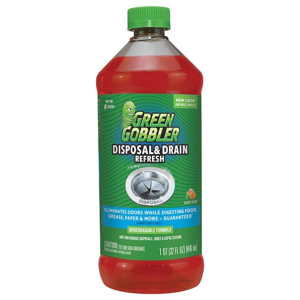 Green Gobbler 32 oz Refresh Garbage Disposal, Drain Cleaner and Deodorizer