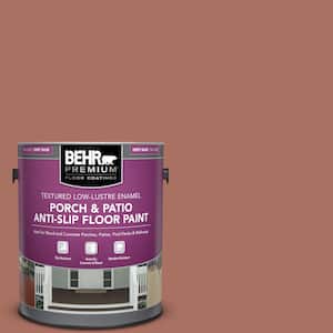 1 gal. #PFC-08 Terra Brick Textured Low-Lustre Enamel Interior/Exterior Porch and Patio Anti-Slip Floor Paint