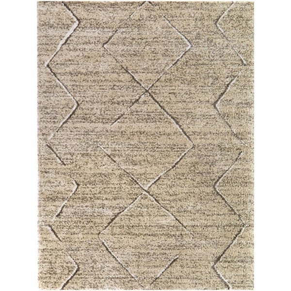 BALTA Davison Taupe 8 ft. x 10 ft. Geometric Area Rug