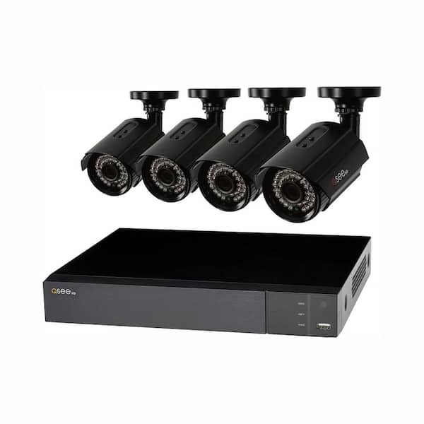 Q-SEE 8-Channel 1080p 2TB Full HD Surveillance System with (4) 1080p Bullet Cameras