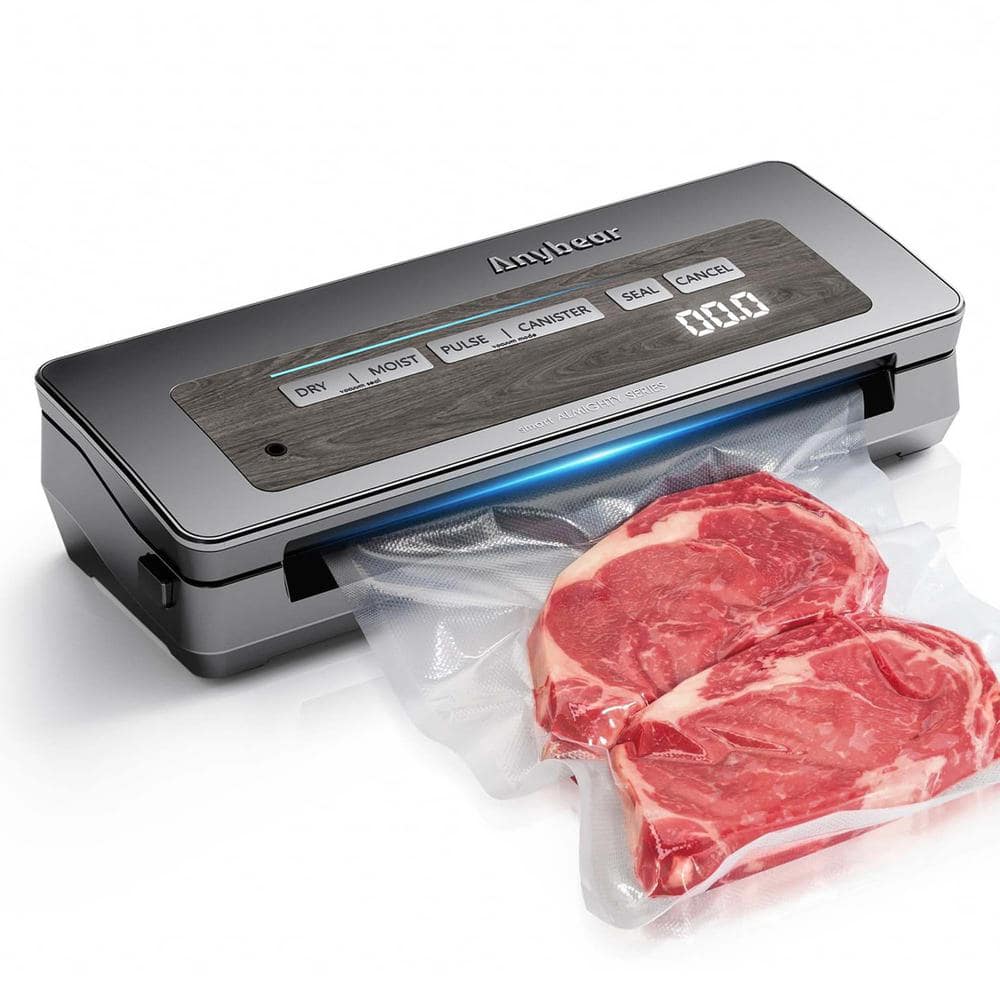 Vacuum Sealer Machine 90 Kpa 120-Watt Powerful Food Storage, Build-in Cutter in Gray price history on PriceWatchPro