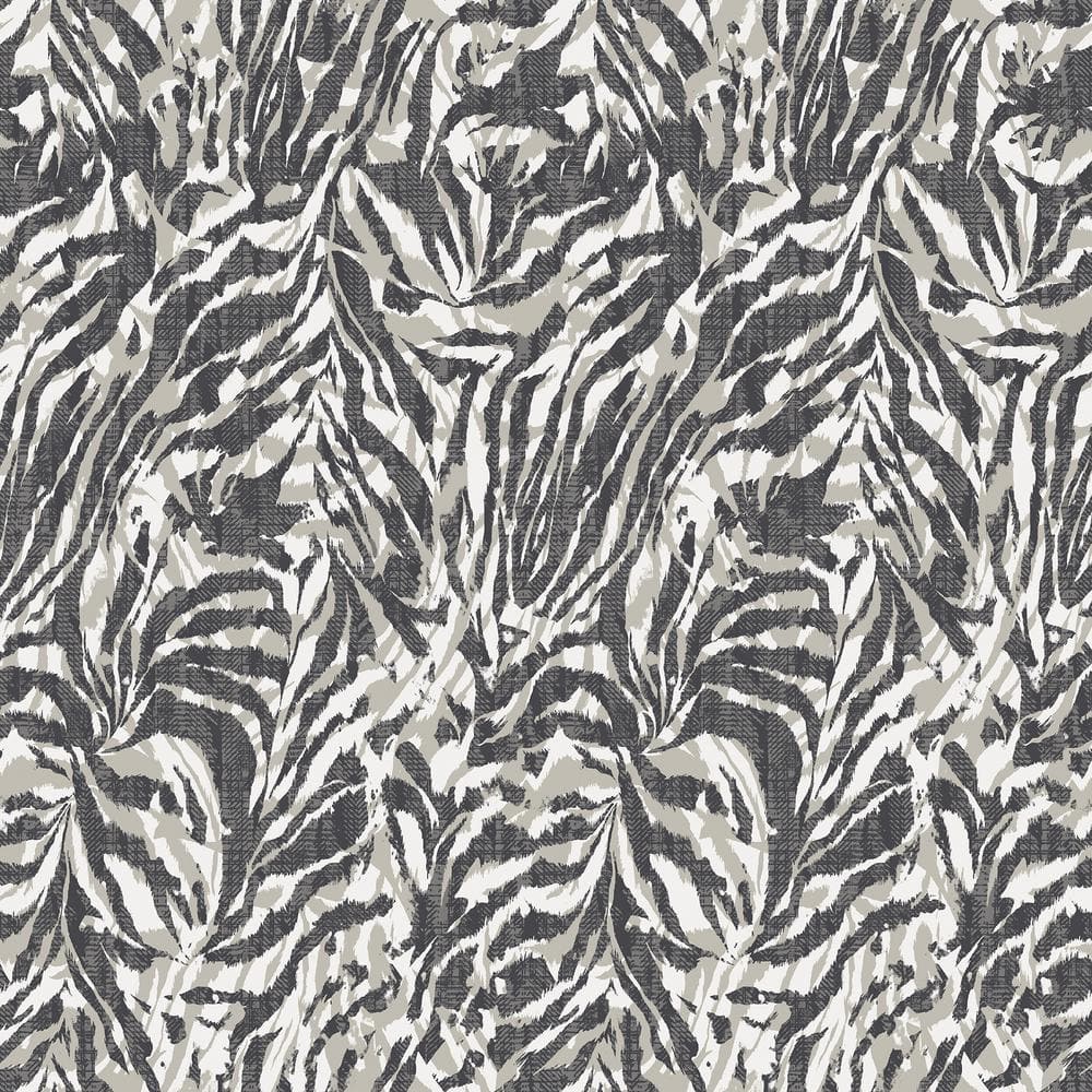 Davy Black Charcoal Zebra Wallpaper price history on PriceWatchPro