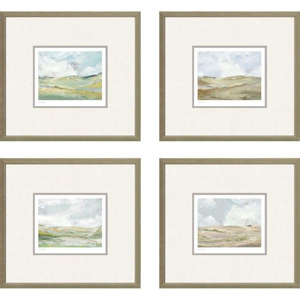 Afternoon by Loreth 4-Piece Framed Nature Poster 14 in. x 15 in.