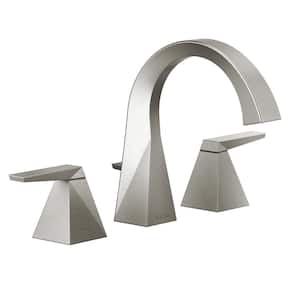 Trillian 8 in. Widespread 2-Handle Bathroom Faucet in Stainless Steel